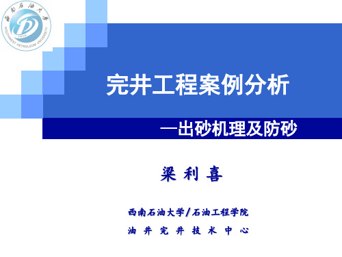 完井工程案例分析-出砂与防砂