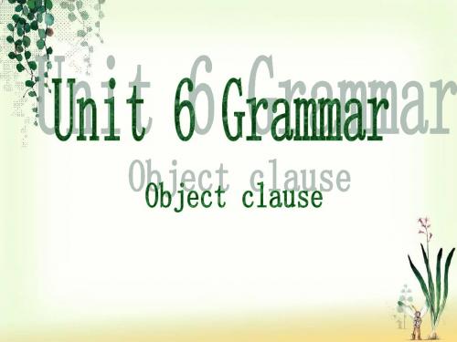 牛津深圳版英语九下Unit 6《Caring for》(grammar)ppt课件1