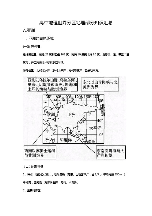 世界分区地理--亚洲 东亚 日本