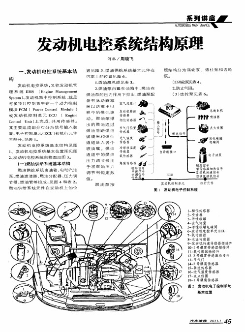 发动机电控系统结构原理