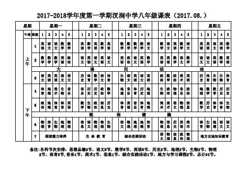 16-17-1总课表report