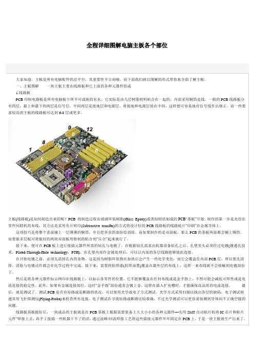 全程详细图解电脑主板各个部位