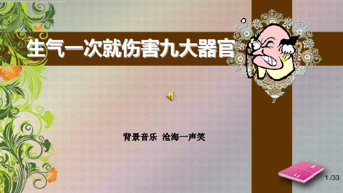 生气一次就伤害九大器官
