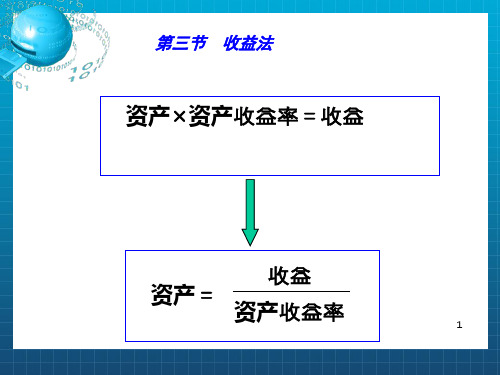 广东金融学院ZCPG第3-2章(收益法)