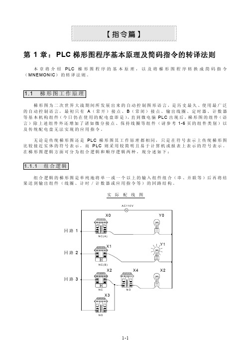 PLC 梯形图程序基本原理及简码指令的转译法则