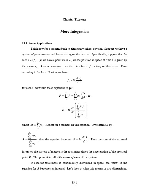 多元微积分-ch13 更多积分