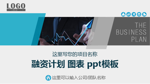 融资计划 图表 ppt模板