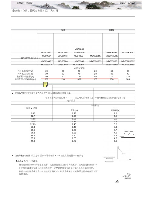 麦克维尔多联机配管资料301