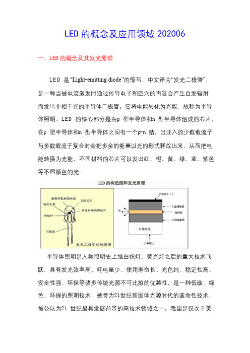 LED的概念及应用领域2020( word 可编辑版)