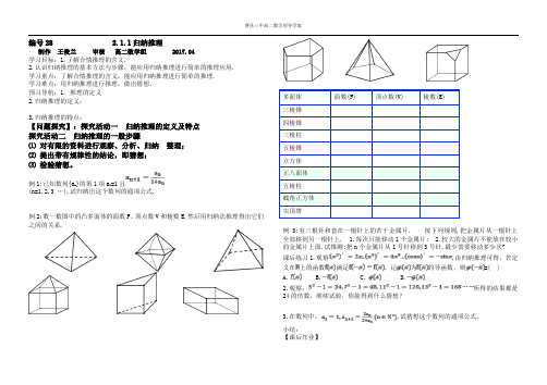 编号28 2.1.1(1)归纳推理