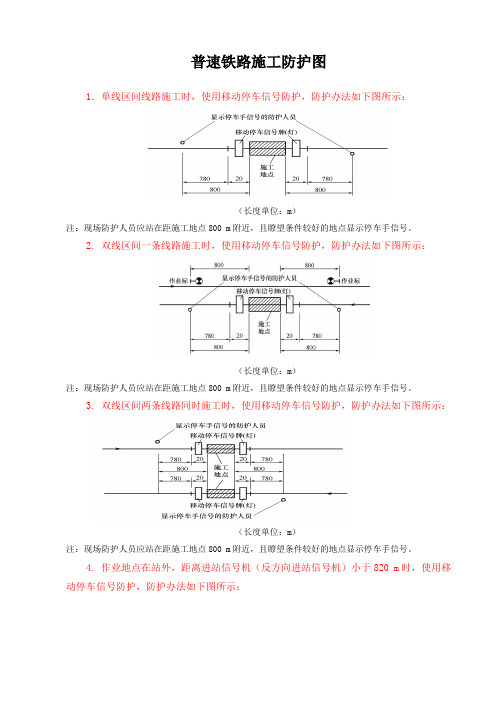 普速铁路施工防护图