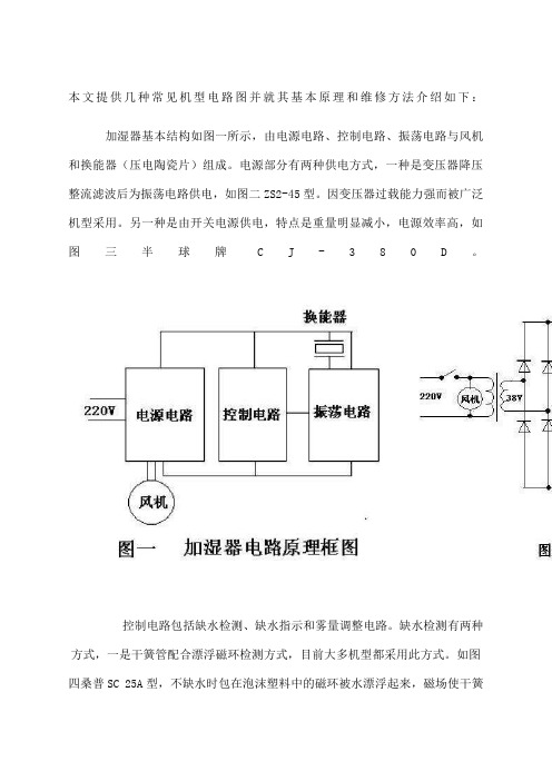 加湿器原理与维修