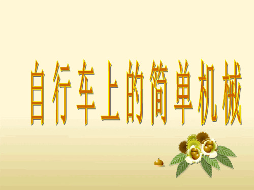 粤教六年级科学 研究自行车