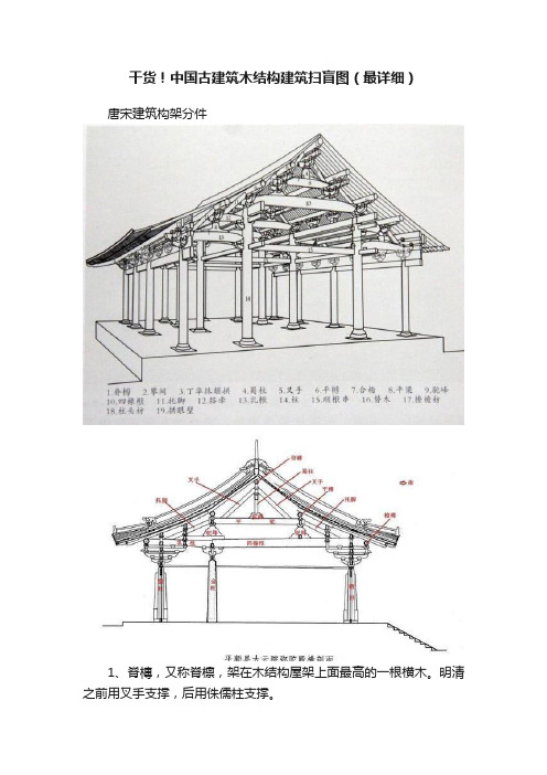 干货！中国古建筑木结构建筑扫盲图（最详细）