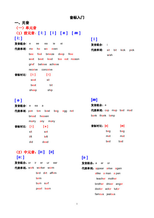 少儿英语音标入门