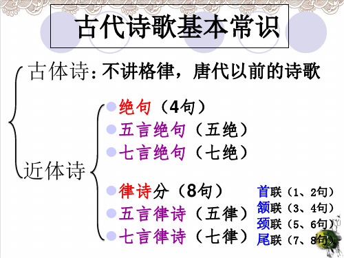 七年级语文上册第一单元第四课《古代诗歌四首》PPT课件(完美版)