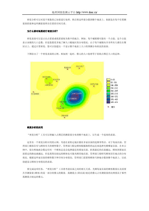 ArcGIS教程：了解密度分析