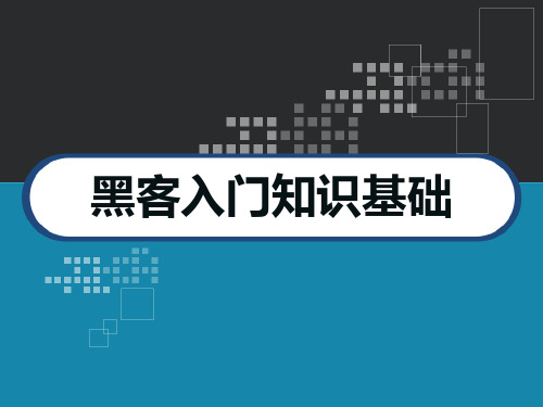 黑客入门知识基础 PPT