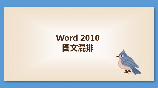 Word 2010图文混排常用知识点