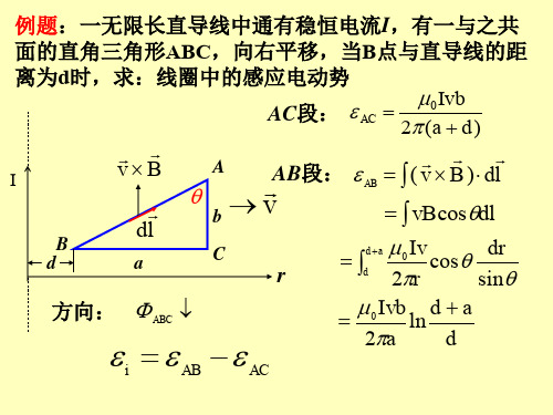 大学物理课件电磁感应习题