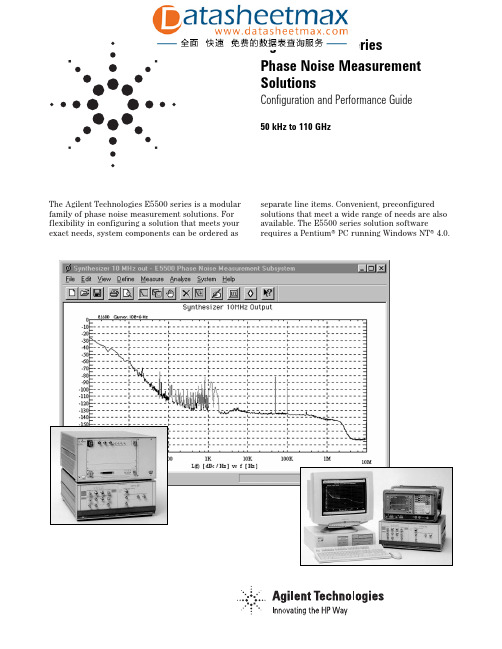 电子论文-Agilent E5500 Series Phase Noise Measurement Solutions