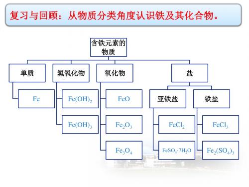 探究铁及其化合物的氧化性和还原性二