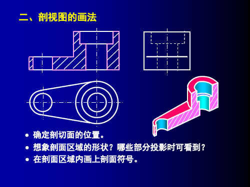 化工制图ppt 剖视图的画法