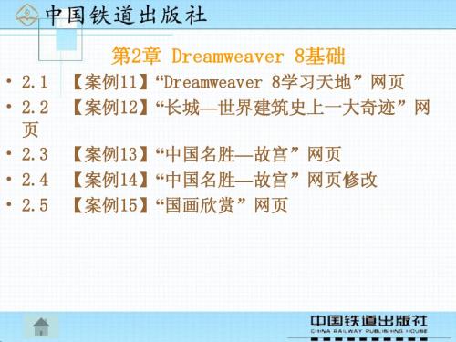 第2章 Dreamweaver 8基础