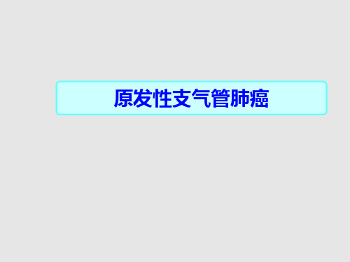 支气管肺癌病人护理