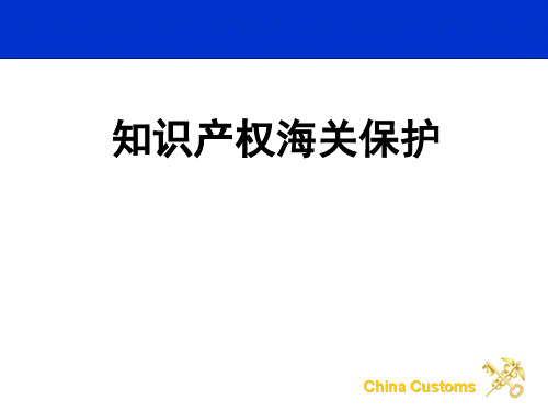 知识产权的海关保护综述