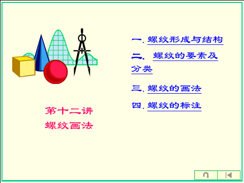 机械制图-螺纹画法-1