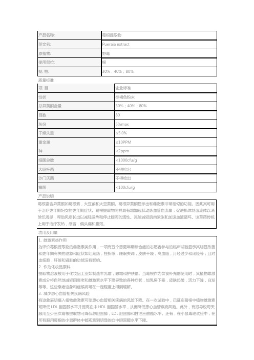 葛根黄酮
