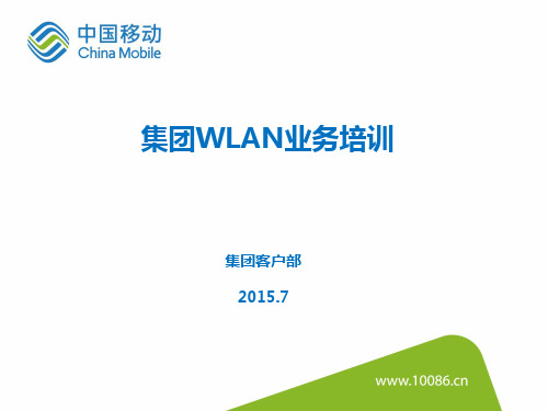 集团WLAN业务培训