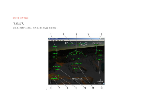 谷歌地球飞行模拟器指南