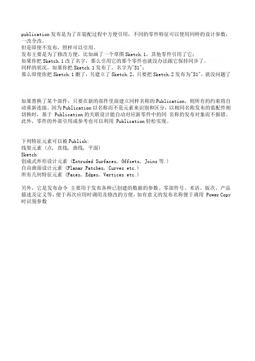 CATIA 发布详解