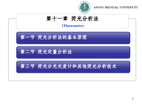 [化学]荧光分析法