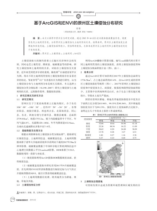 基于ArcGIS和ENVI的原州区土壤侵蚀分布研究