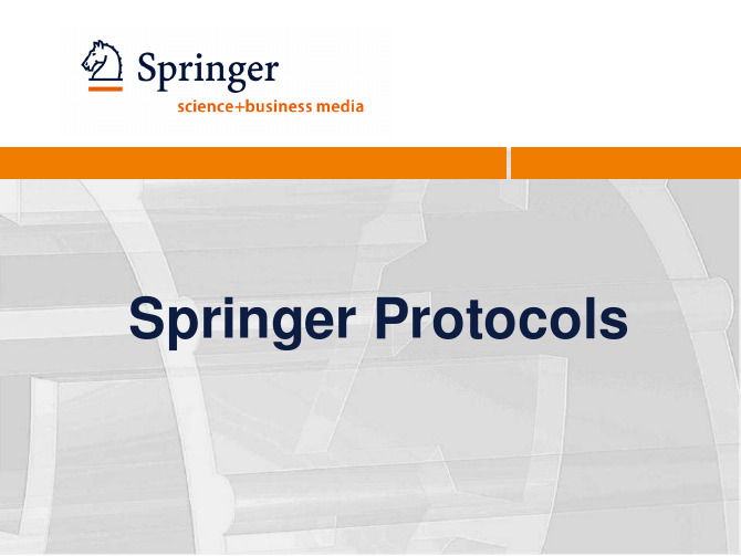 Springer Protocols