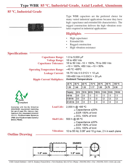 WBR1-450A中文资料