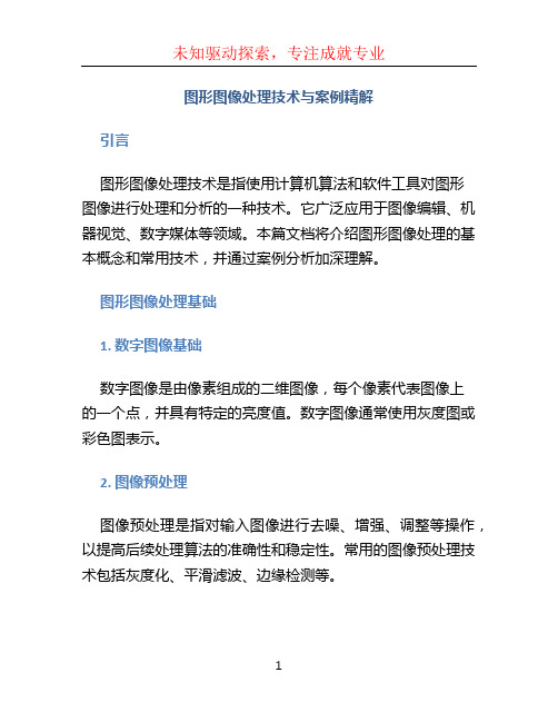 图形图像处理技术与案例精解