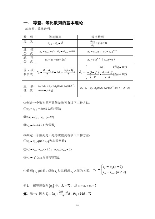 数学专题讲义---数列