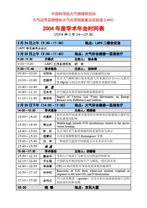 大气边界层物理和大气化学国家重点试验室LAPC