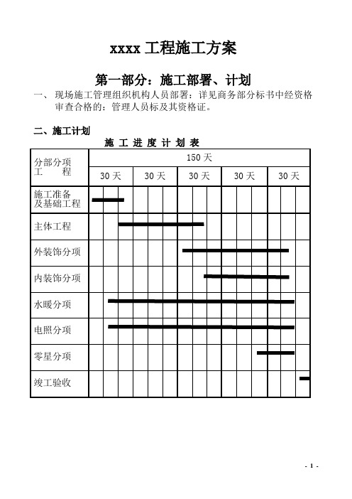 高速公路服务区房建工程施工组织设计