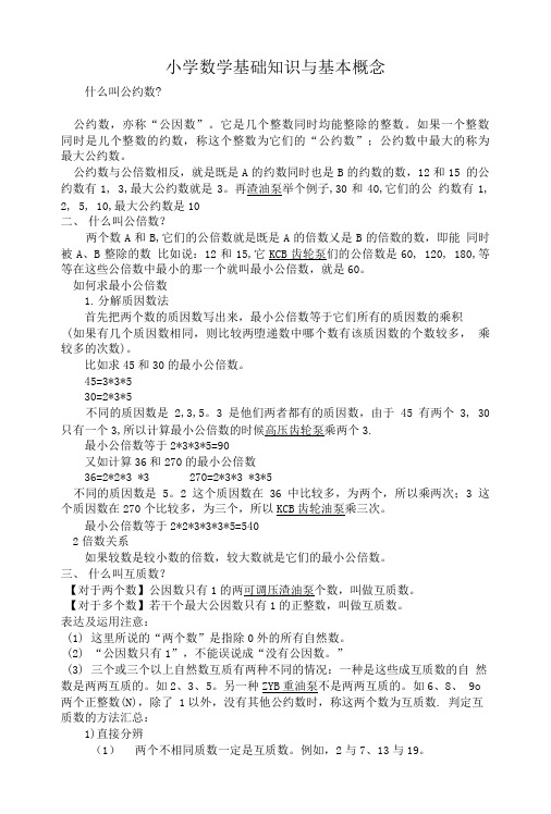 小学数学基础知识与基本概念.doc