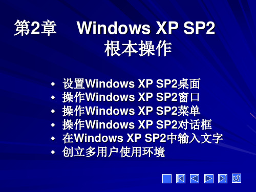 《Windows XP SP2精品教程》课件 002