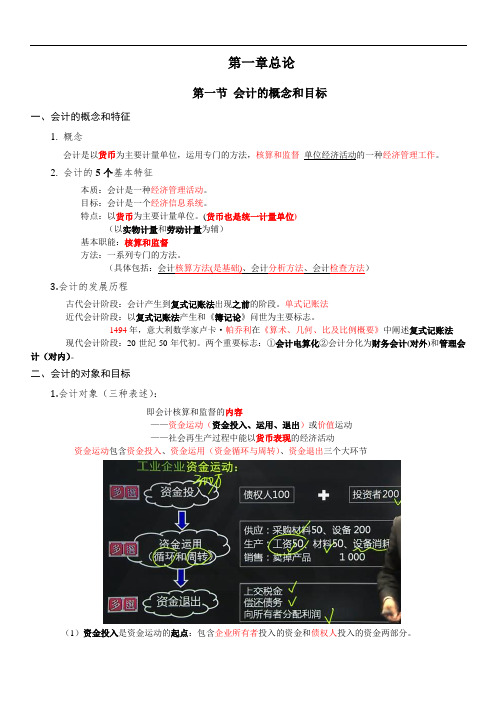 会计基础笔记2017最新新编大纲