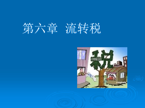 流转税类(PPT 78页)