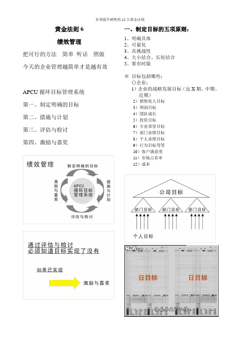黄金法则-06绩效管理