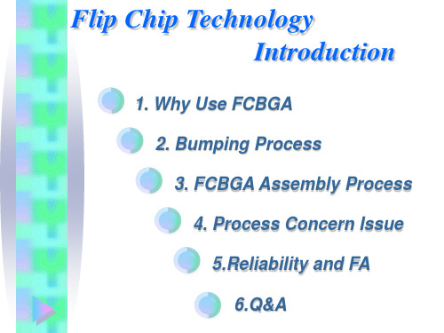 FC BGA制程介绍