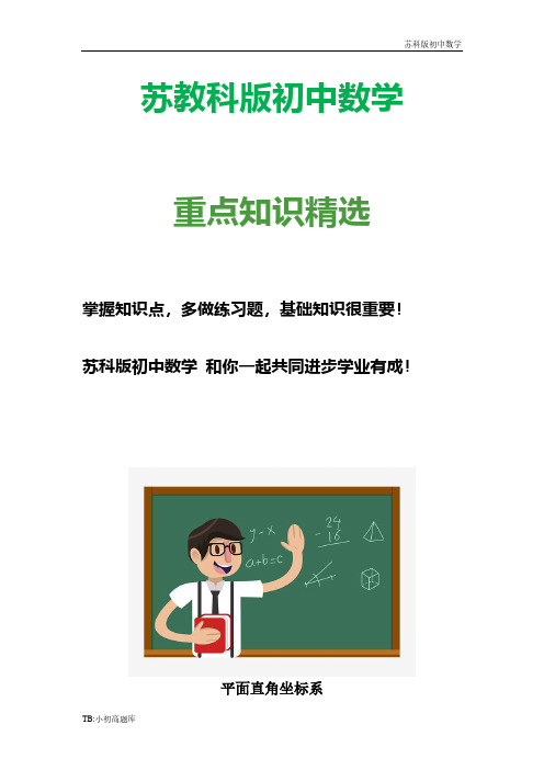 苏教科版初中数学八年级上册09  平面直角坐标系